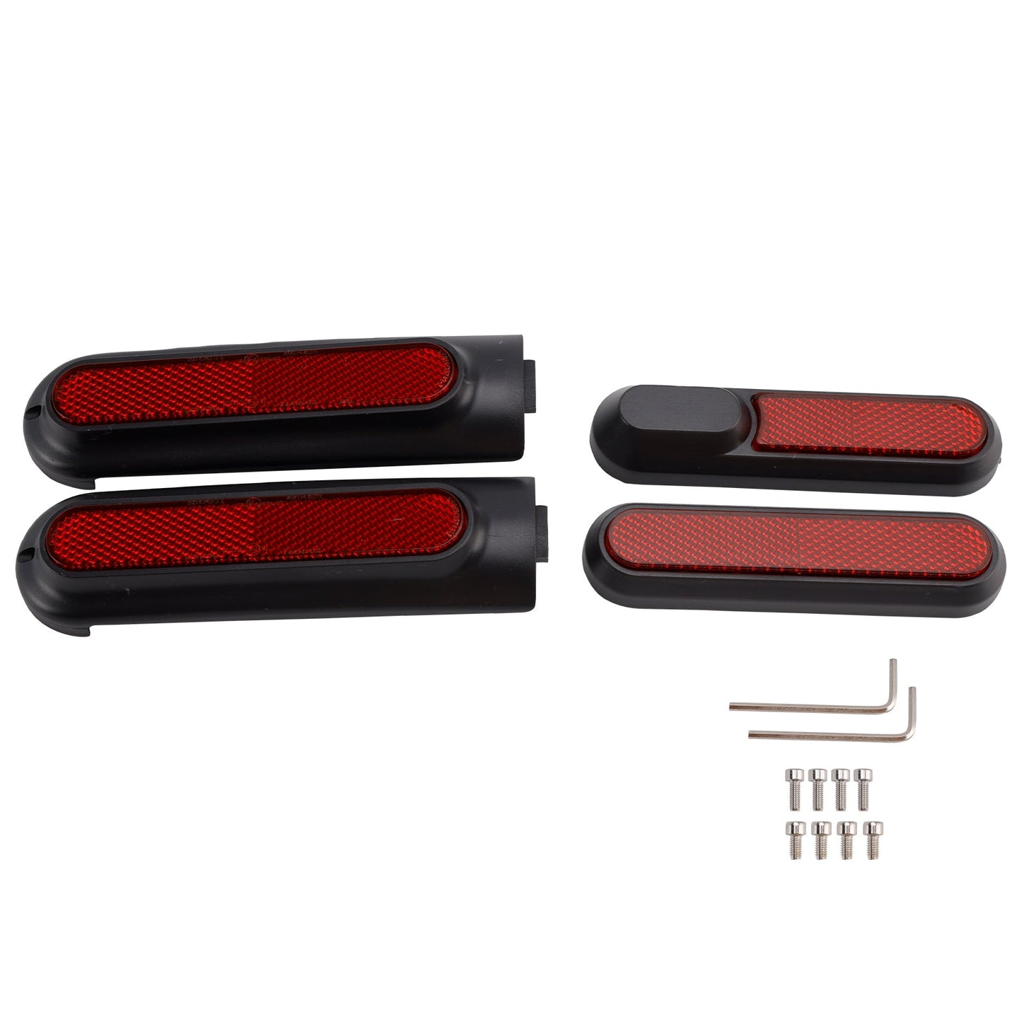 Set di 4 coperture laterali per scooter con catarifrangente posteriore per Xiaomi 4 Pro (1a generazione)