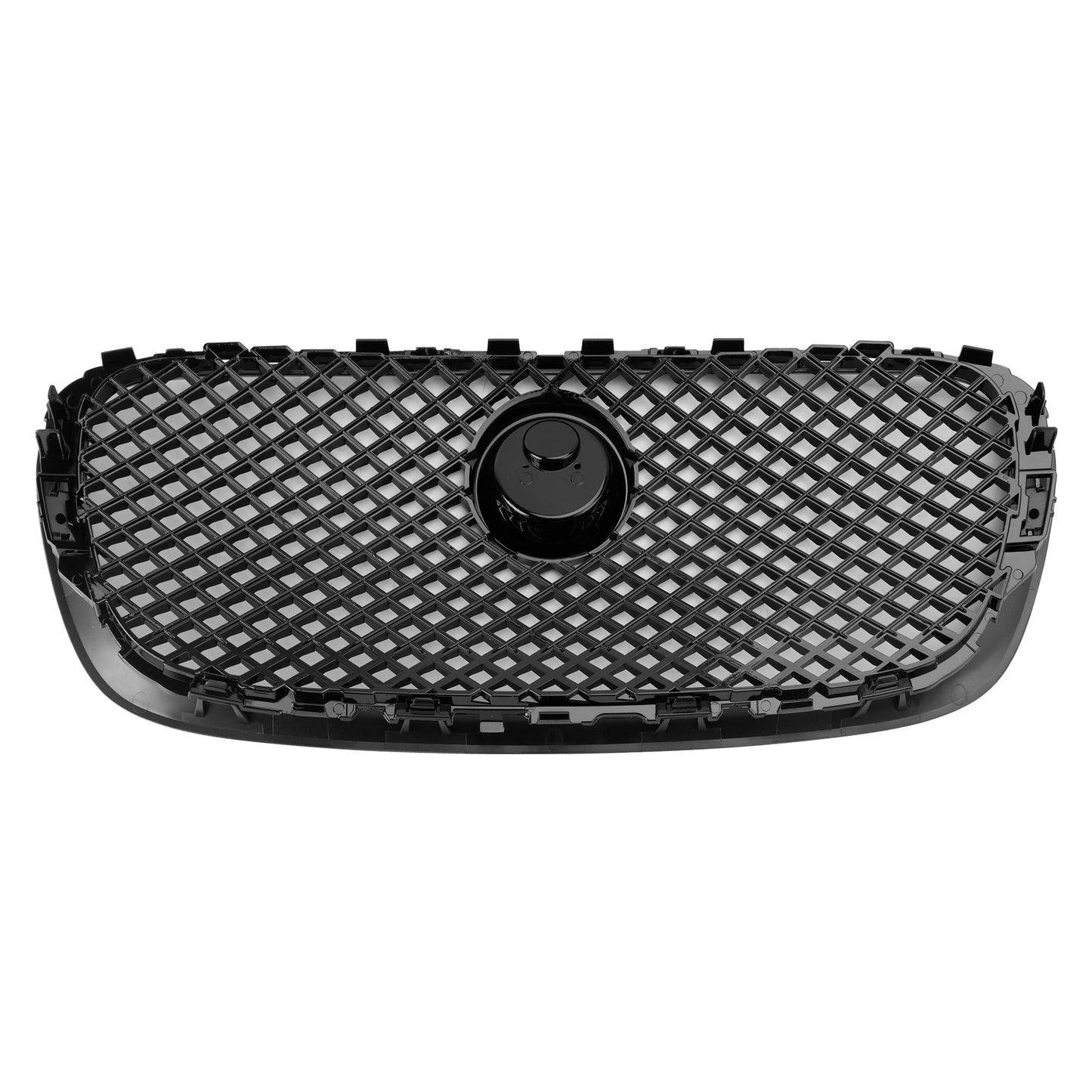 Per Jaguar XF XF-R Style 2008-201 Griglia paraurti anteriore 1 nero lucido