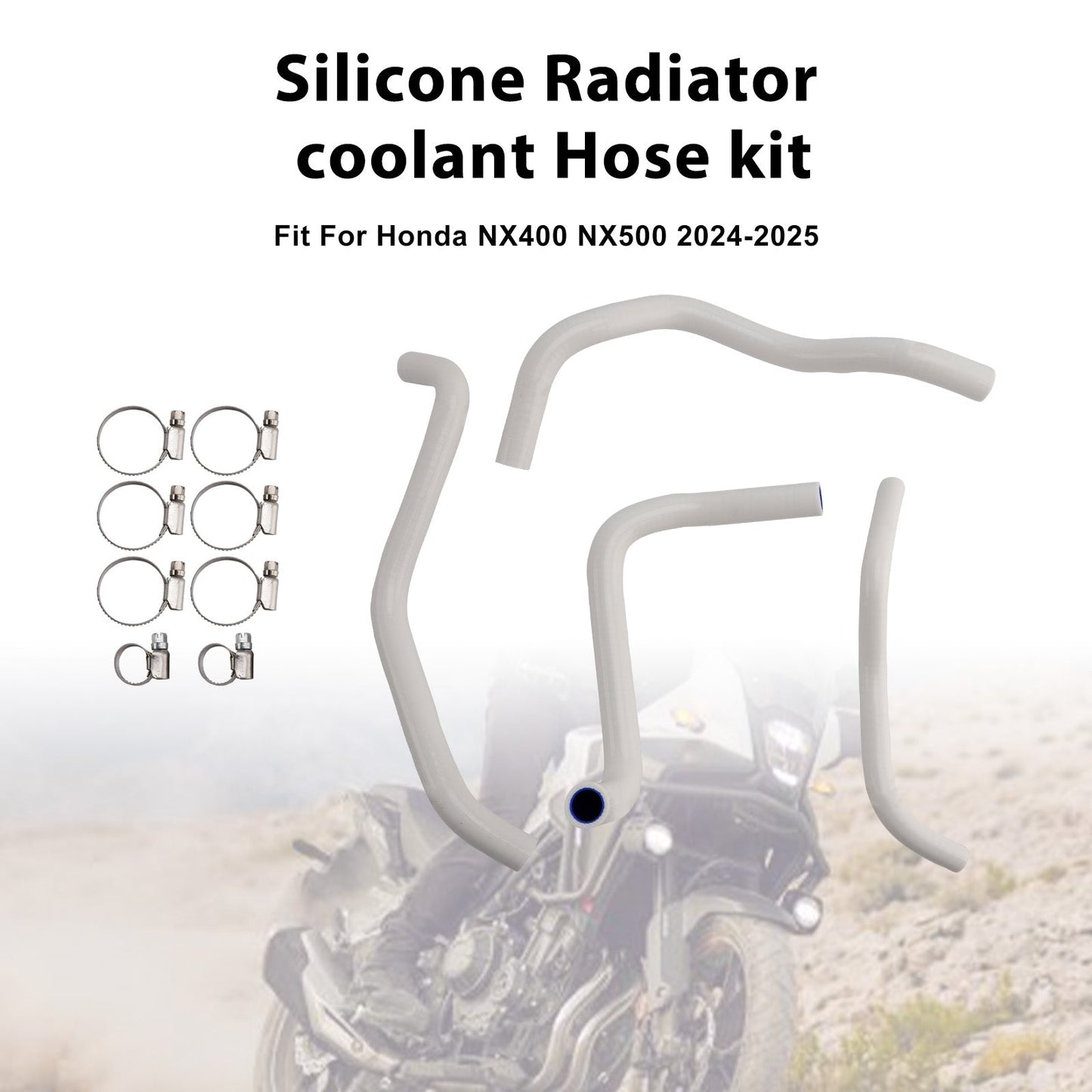 Tubo flessibile in silicone per il liquido di raffreddamento del radiatore della Honda CB500 Hornet 2024-2025