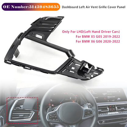 Pannello di copertura della griglia di ventilazione sinistra del cruscotto BMW X5 G05 2019-2022 51459483655
