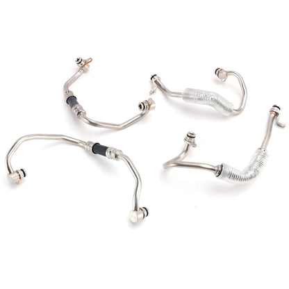 Kit tubi flessibili per liquido di raffreddamento del turbocompressore (4 pezzi) per BMW 335i xDrive 2009-2010, codice 11537563707