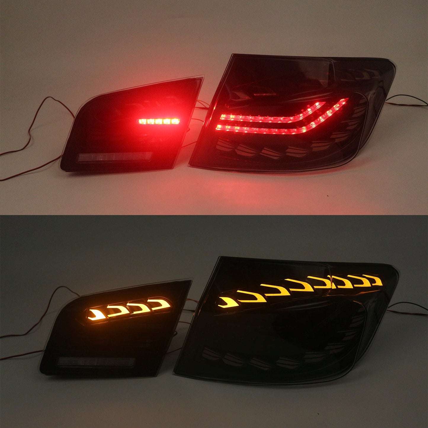 Gruppo ottico posteriore a LED fumé BMW Serie 5 5F10 F18 M5 L&amp;R 2010-2016