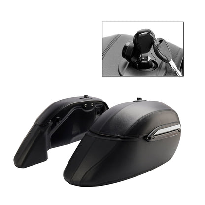 Borsa laterale in poliuretano per Kawasaki Vulcan S 650 Vn/En650 2015-2023, nera