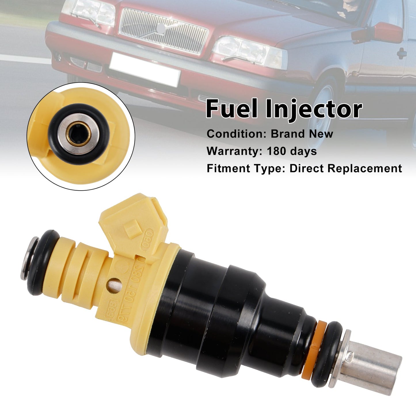 1 iniettore di carburante 0280150779 adatto per Volvo 850 2.4L 2.0L I5 1991-1997 852-12141