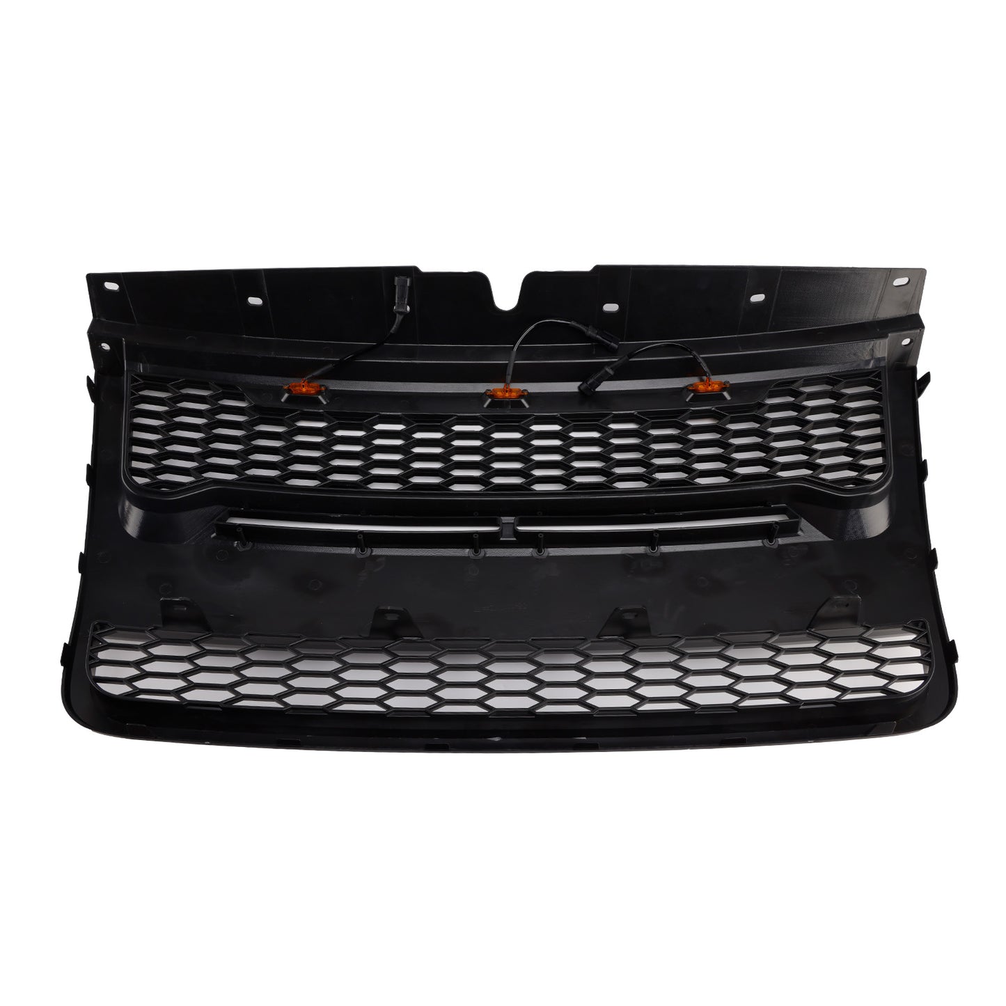 2006-2010 Ford Explorer Griglia del paraurti anteriore superiore nero con luce