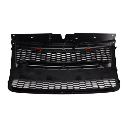 2006-2010 Ford Explorer Griglia del paraurti anteriore superiore nero con luce