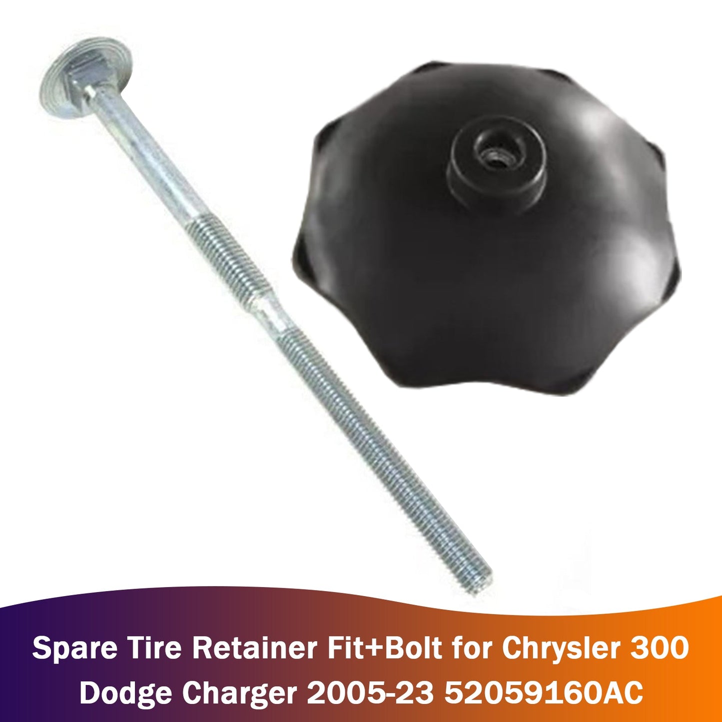 Fissaggio ruota di scorta + bullone per Chrysler 300 Dodge Charger 2005-23 52059160AC