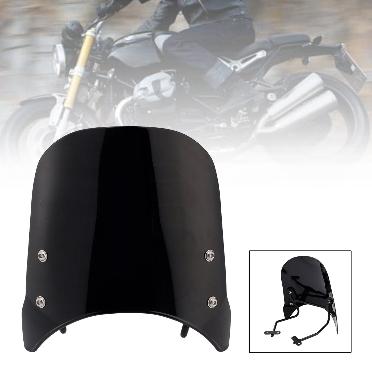 Parabrezza adatto per BMW R nineT Scrambler 2014-2024 Pure 2017-2024