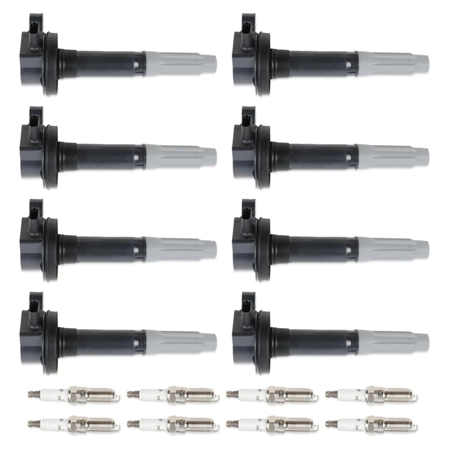 8x Bobina di accensione + 8x Candela all'iridio UF824 per Ford F-150 Mustang 16-17 5.0L