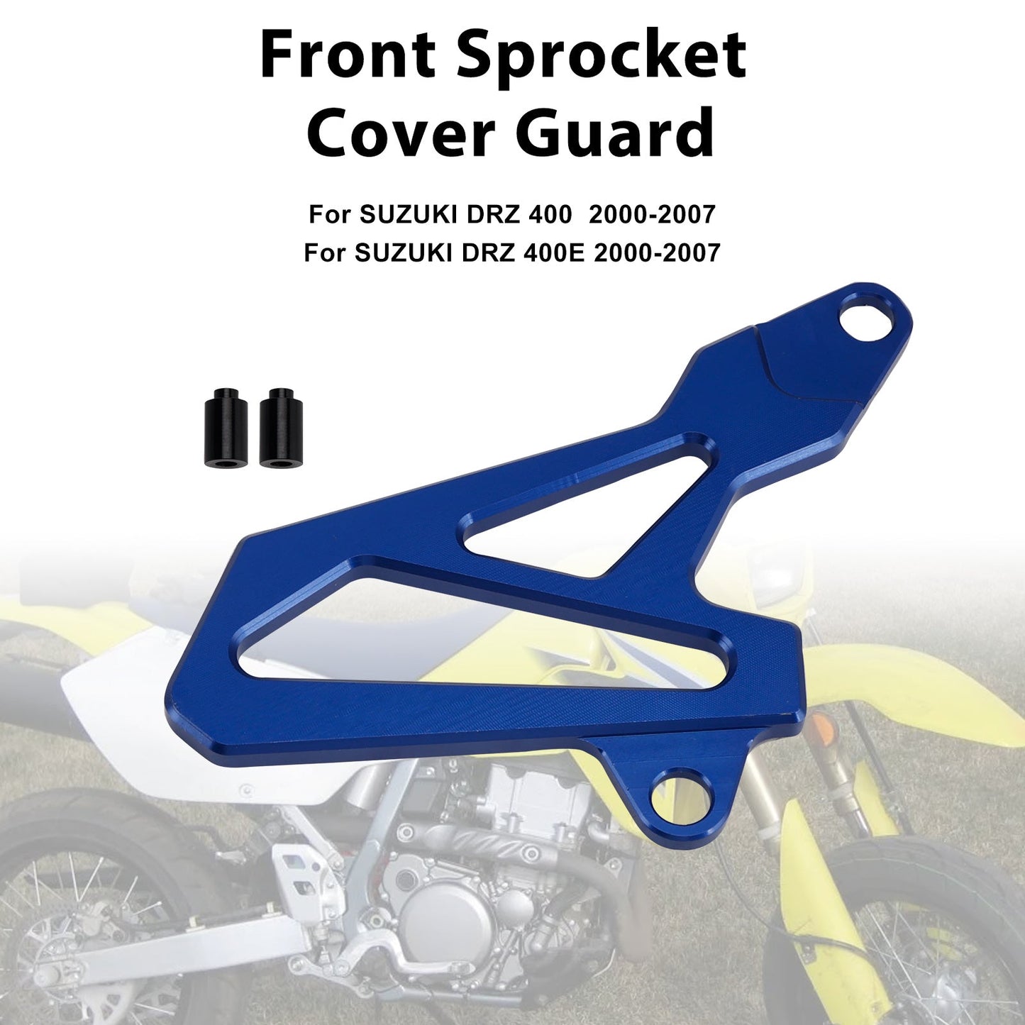 Protezione coperchio pignone anteriore per Suzuki DR-Z400SM 2000-2024 DRZ400/S/E