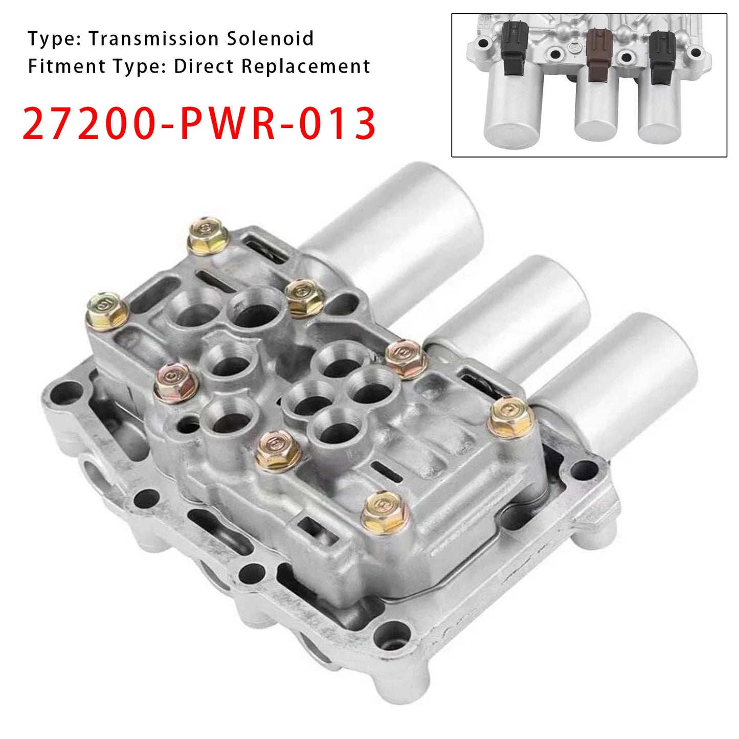 Kit solenoide trasmissione Honda JAZZ 2003-2008, valvola di controllo 27200-PWR-013
