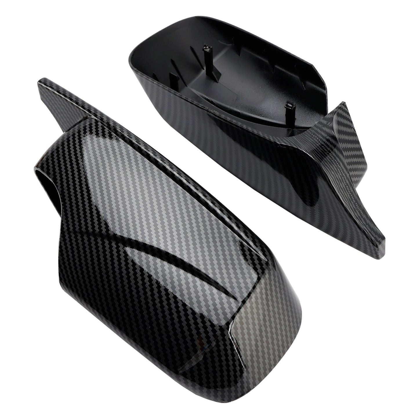 2 pezzi Copri specchietti laterali per auto stile M per BMW E46 Berlina E39 4DR 1998-2005