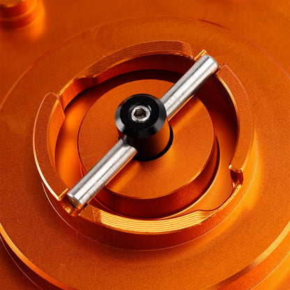 Tappo serbatoio carburante senza chiave CNC arancione per Duk 790 890 2018 2019 2021
