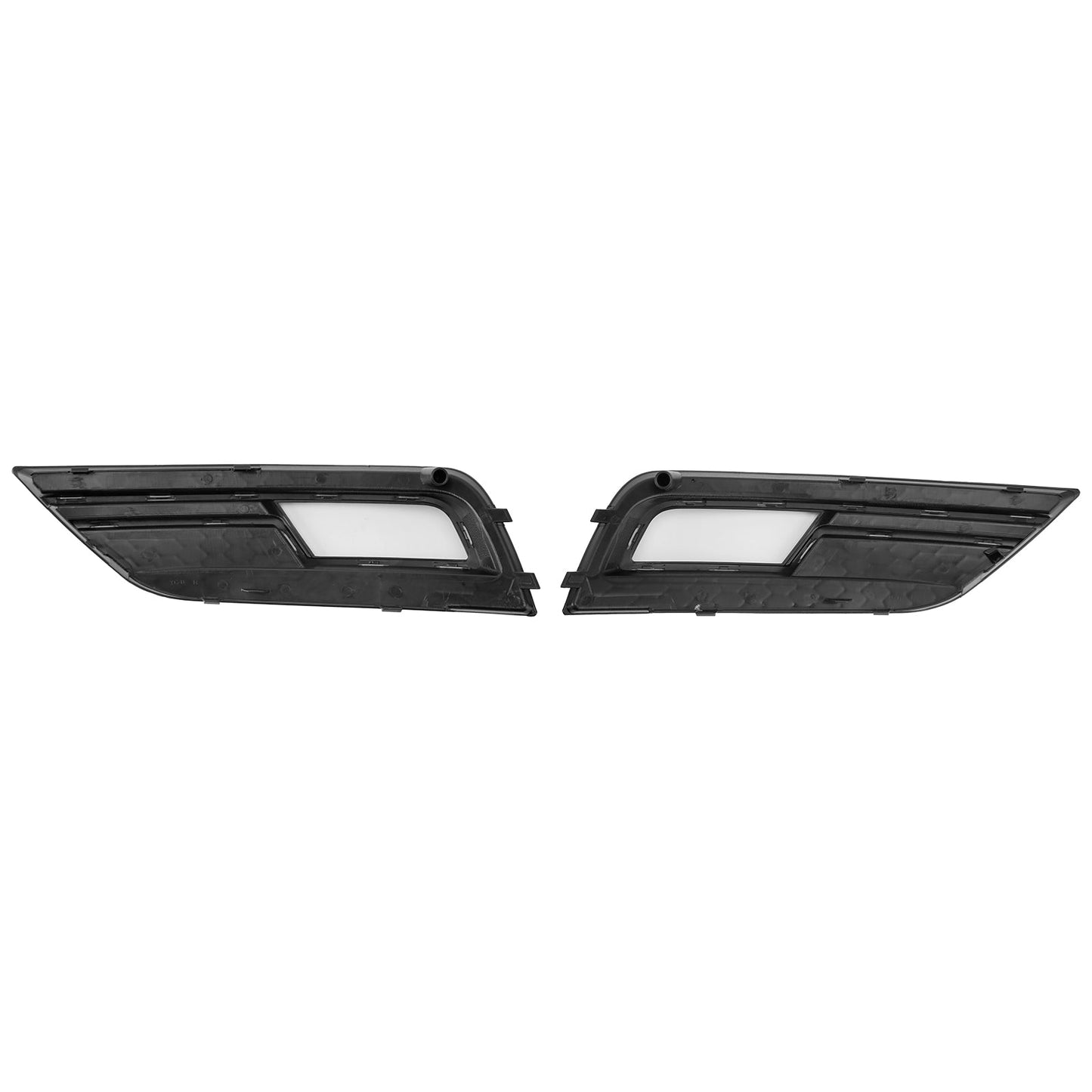 Griglia di copertura fendinebbia nera Audi A4 B8.5 2013-2015, paraurti standard