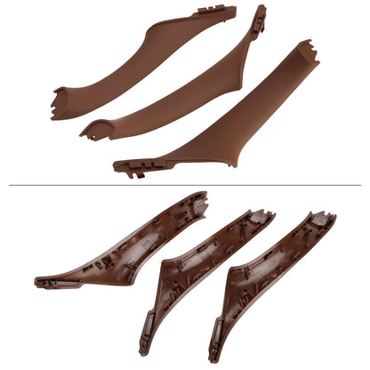 7x Maniglia interna per pannello porta rosso-marrone per BMW Serie 5 F10 F11 10-16