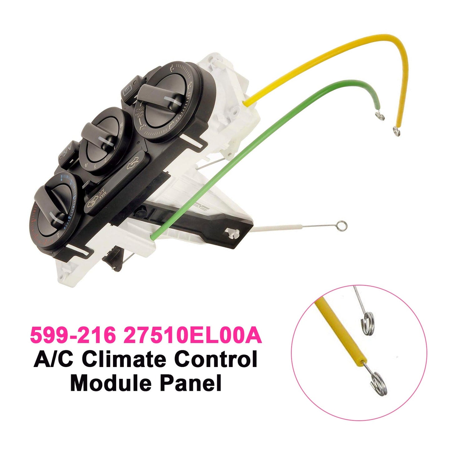 Pannello modulo controllo clima A/C 599-216 per Nissan Versa 1.6L 1.8L 27510EL00A