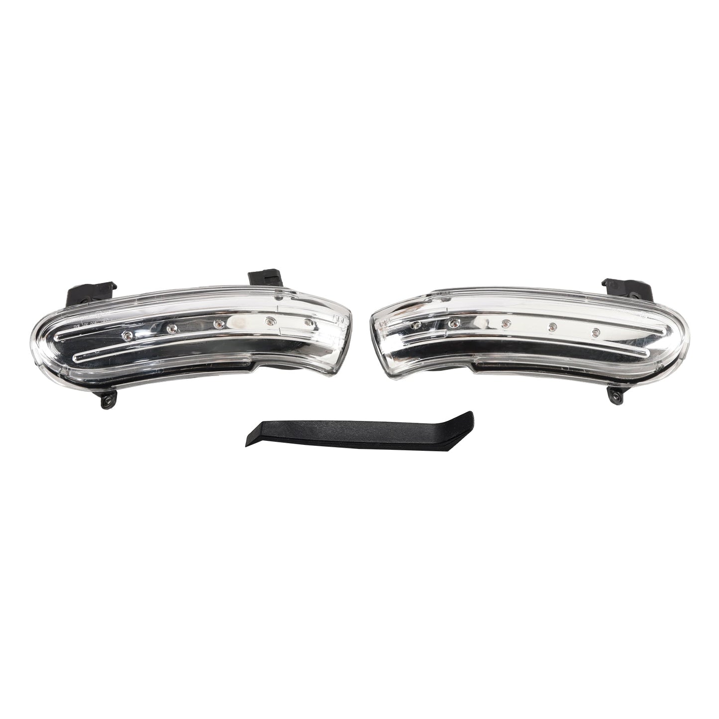 Luce di direzione a LED sequenziale trasparente per specchietto laterale per Mercedes-Benz SLK