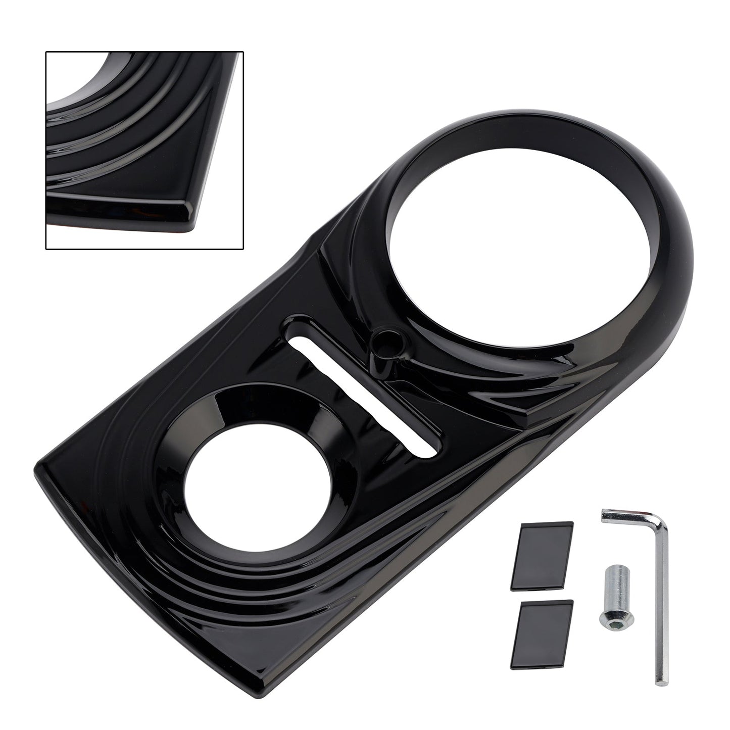Inserto per pannello cruscotto serbatoio benzina per Softail FLSTC FXST Street Glide