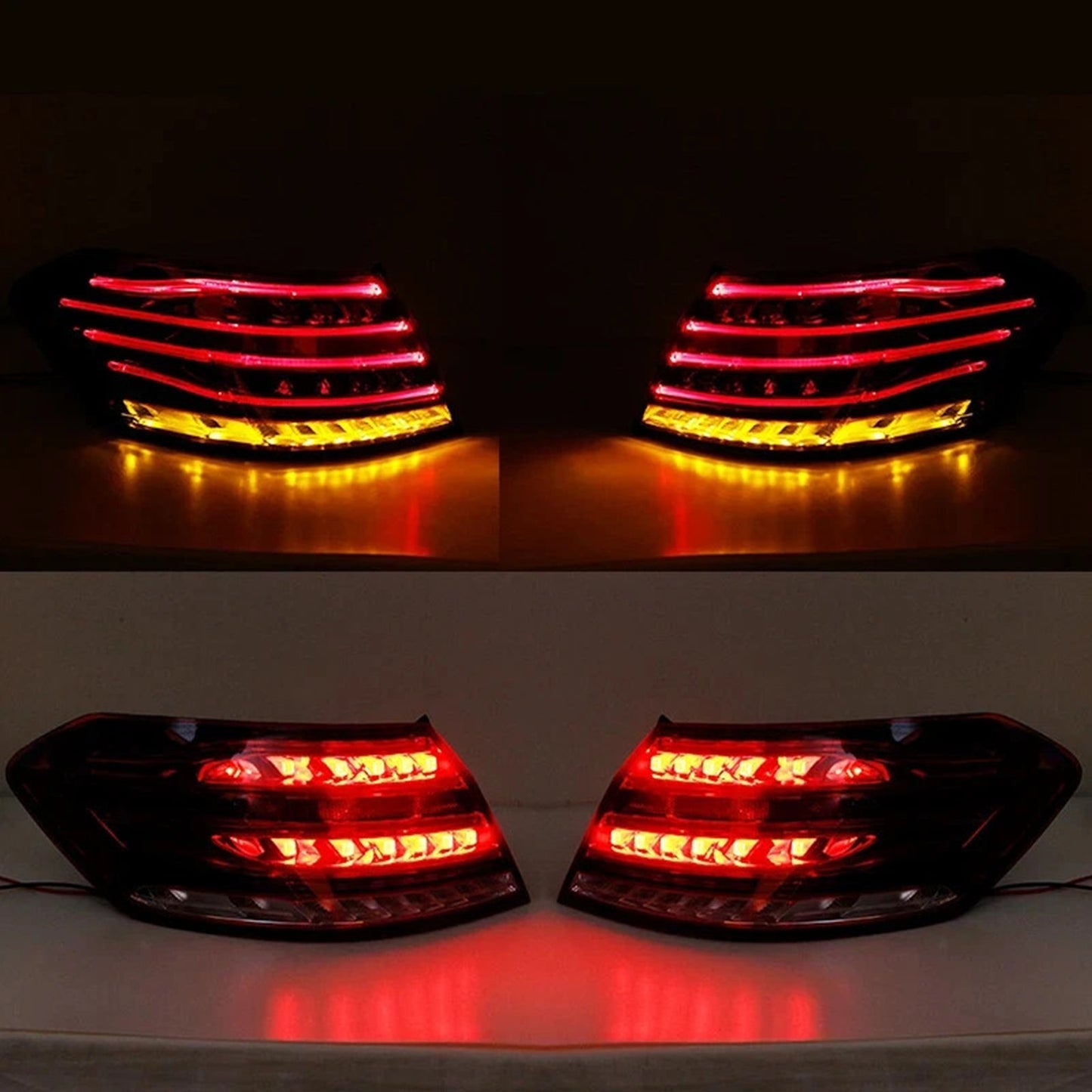 2013-2015 Mercedes-Benz CLASSE E W212 BERLINA FACELIFT 4 pezzi fanale posteriore a LED luce freno