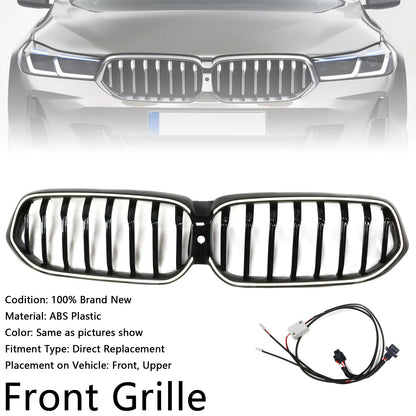 Griglia anteriore a rene nera lucida BMW Serie 6 G32 2020-2025