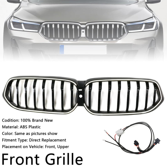 Griglia anteriore a rene nera lucida BMW Serie 6 G32 2020-2025