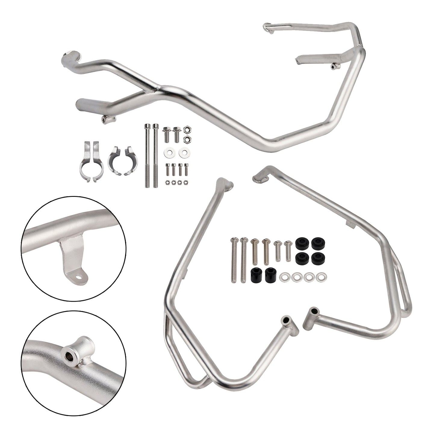 Kit di protezione motore superiore e inferiore per Honda X-Adv 750 del 2025, barra di protezione argento