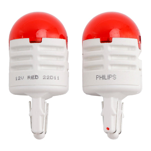 Luce auto LED rossa Ultinon Pro3000 W21/5W 11066 U30R per PHILIPS