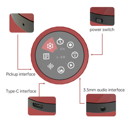ESP32 S3 Schermo a manopola da 1,8 pollici IPS Touch capacitivo Album fotografico elettronico AI