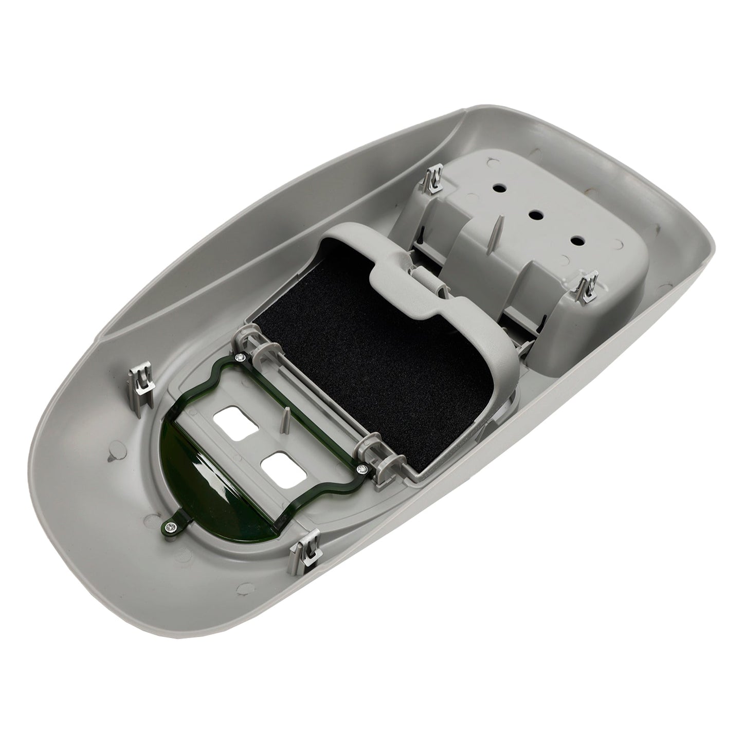 Console superiore Super Duty Ford F250 F-350 F-450 F-550 2002-2004 senza tettuccio apribile, grigia