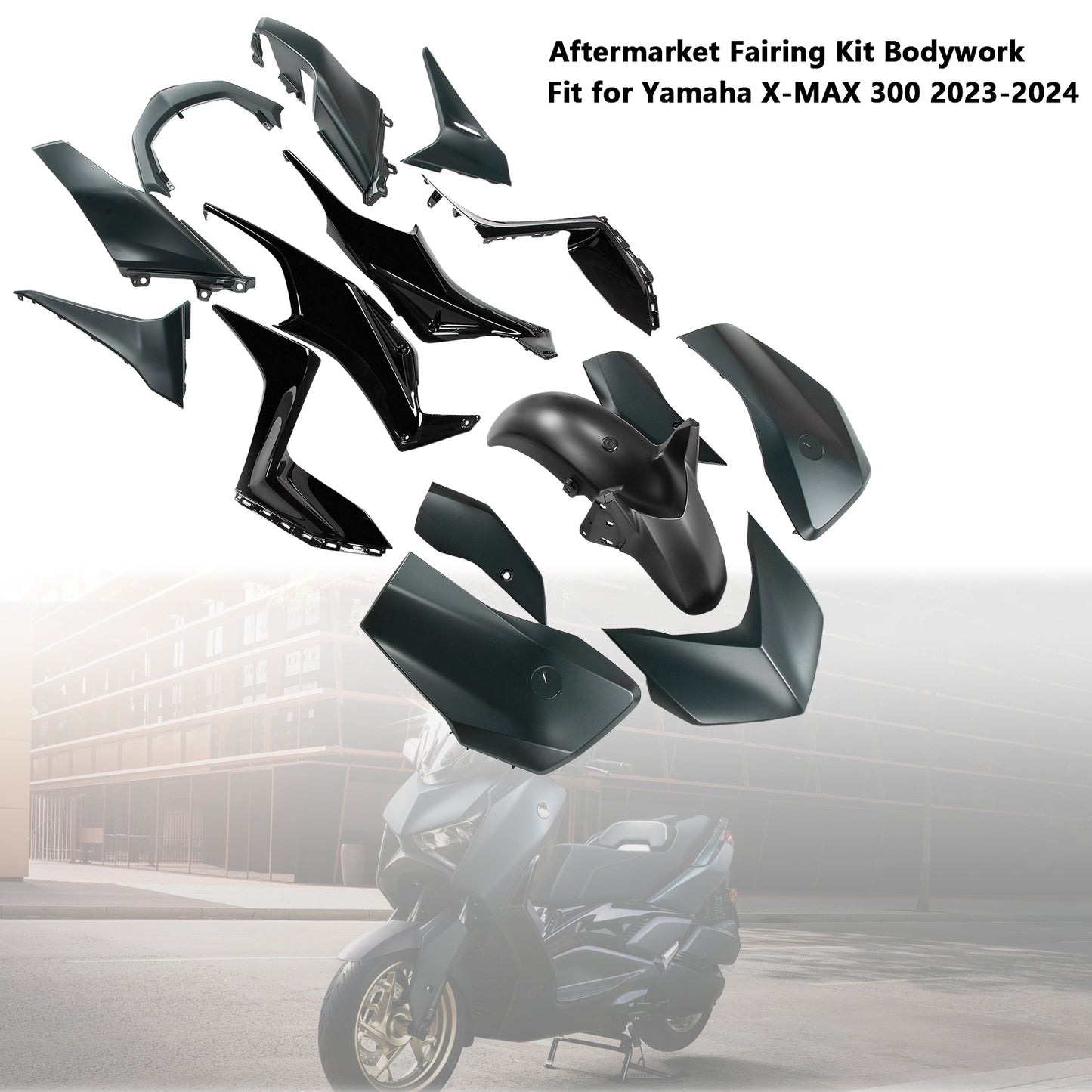 Kit carena carrozzeria iniezione ABS per Yamaha X-MAX 300 XMAX 2023-2024