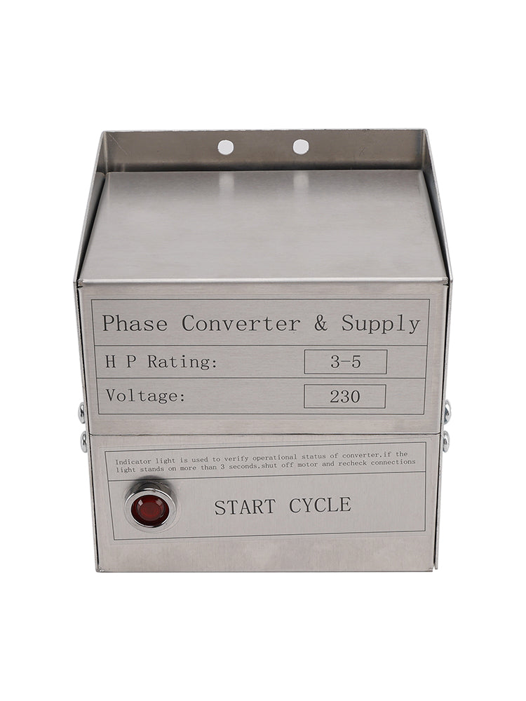 Convertitore di fase statico SCM03 HD 3-5 Hp per fresatrice, trapano, tornio e sega