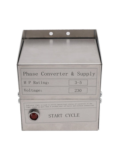 Convertitore di fase statico SCM03 HD 3-5 Hp per fresatrice, trapano, tornio e sega