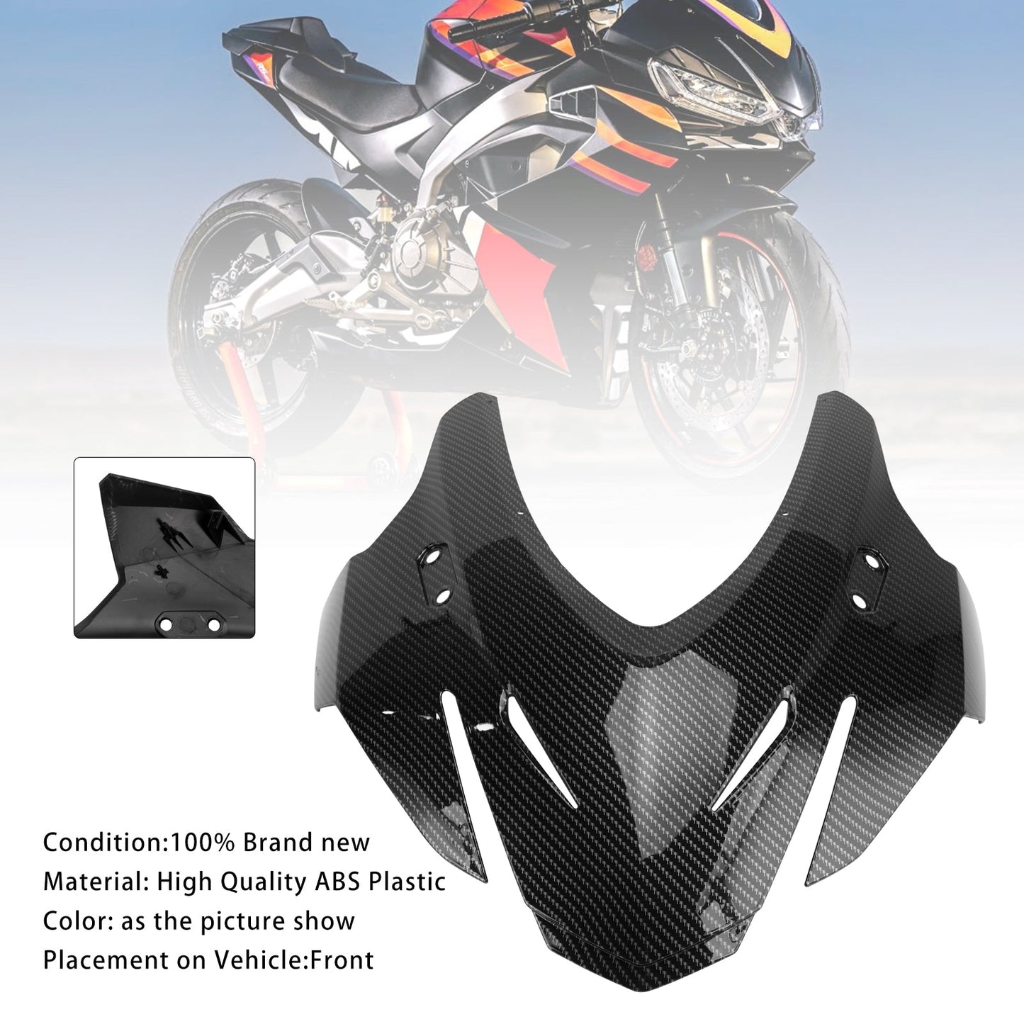 Copertura parabrezza per cupolino Aprilia RS457 RS 457 2024-2025