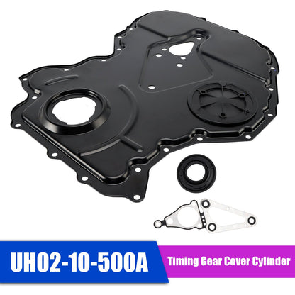 06/2011-06/2020 Mazda BT-50 UP/UR 3.2 litri 5 cilindri Motore P5AT Coperchio ingranaggi distribuzione motore Cilindro anteriore UH02-10-500A