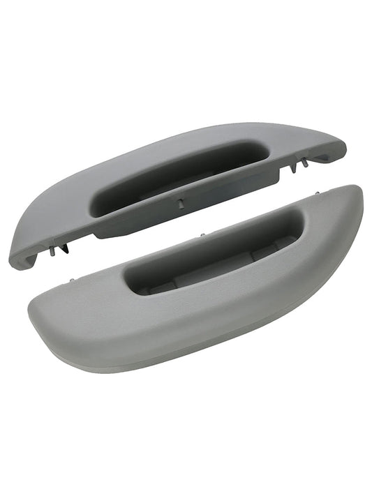 1996-2002 Chevrolet Express 1500/2500/3500 Tutti i modelli di carrozzeria Anteriore Sinistro e Destro Grigio 2 pezzi Copertura maniglia bracciolo portiera 12376629