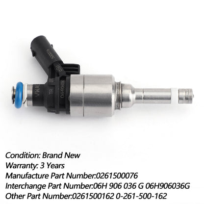 Per Audi TT A4 A3 A5 A6 Q3 Q5 06H906036G 4 pezzi iniettori di carburante Turbo 0261500076 generico