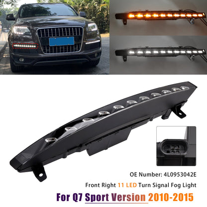 2010-2015 Audi Sport Version Q7 Anteriore Destro 11 LED Indicatore di direzione Fendinebbia 4L0953042E