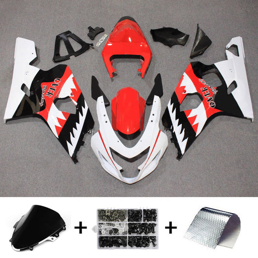 Kit carenatura iniezione plastica ABS per Suzuki GSXR 600/750 2004-2005 K4