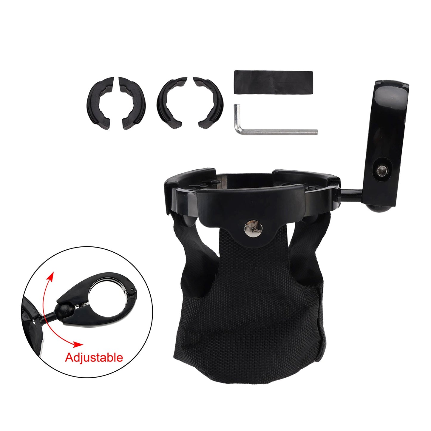 Supporto per bottiglia regolabile, portabicchieri, universale per Cna-Am Maverick X3