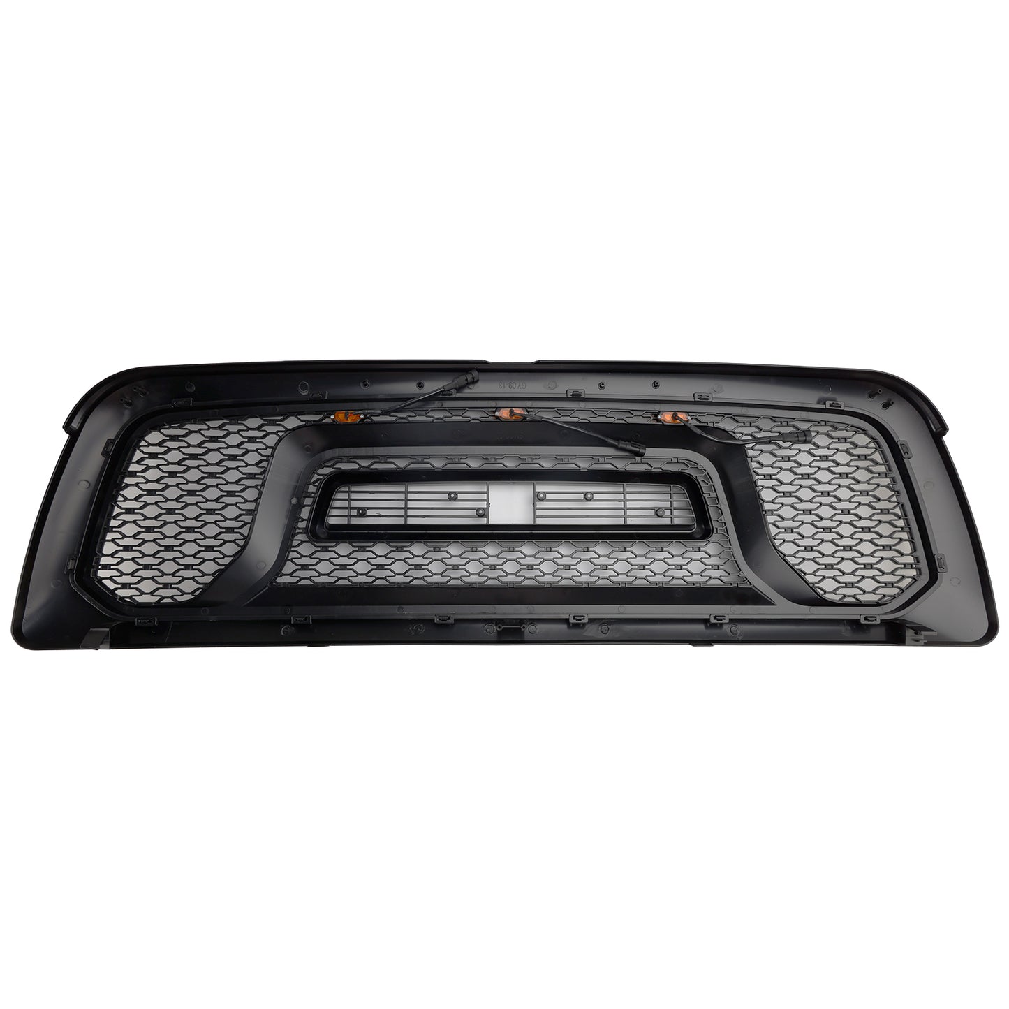 Griglia paraurti anteriore nera con luce a LED per Dodge Ram 1500 2009-2012