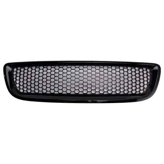 Griglia a nido d'ape per paraurti anteriore nero lucido Volvo S40 V50 2008-2012