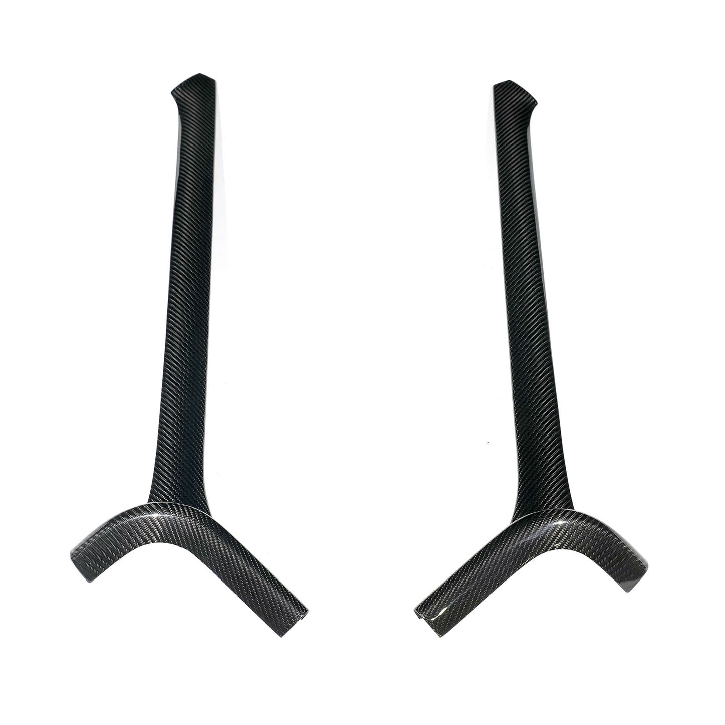 Cornice di finitura per bocchetta d'aria laterale anteriore in fibra di carbonio per Mercedes-Benz Classe G G63 G550 (modelli dal 2025 in poi).