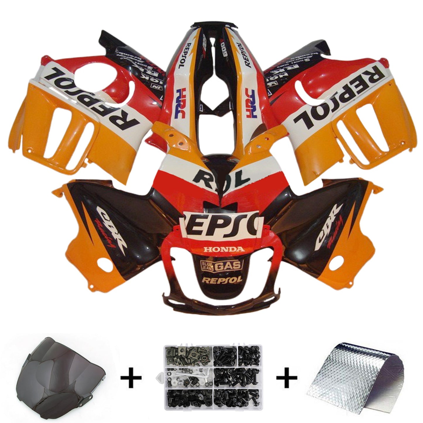 Kit carena iniezione Honda CBR600 F3 1997-1998 Carrozzeria in plastica ABS