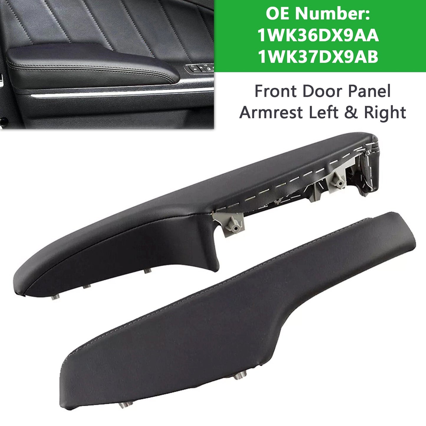 Bracciolo pannello portiera anteriore Chrysler 300 Dodge Charger 2011-2023 sinistro e destro