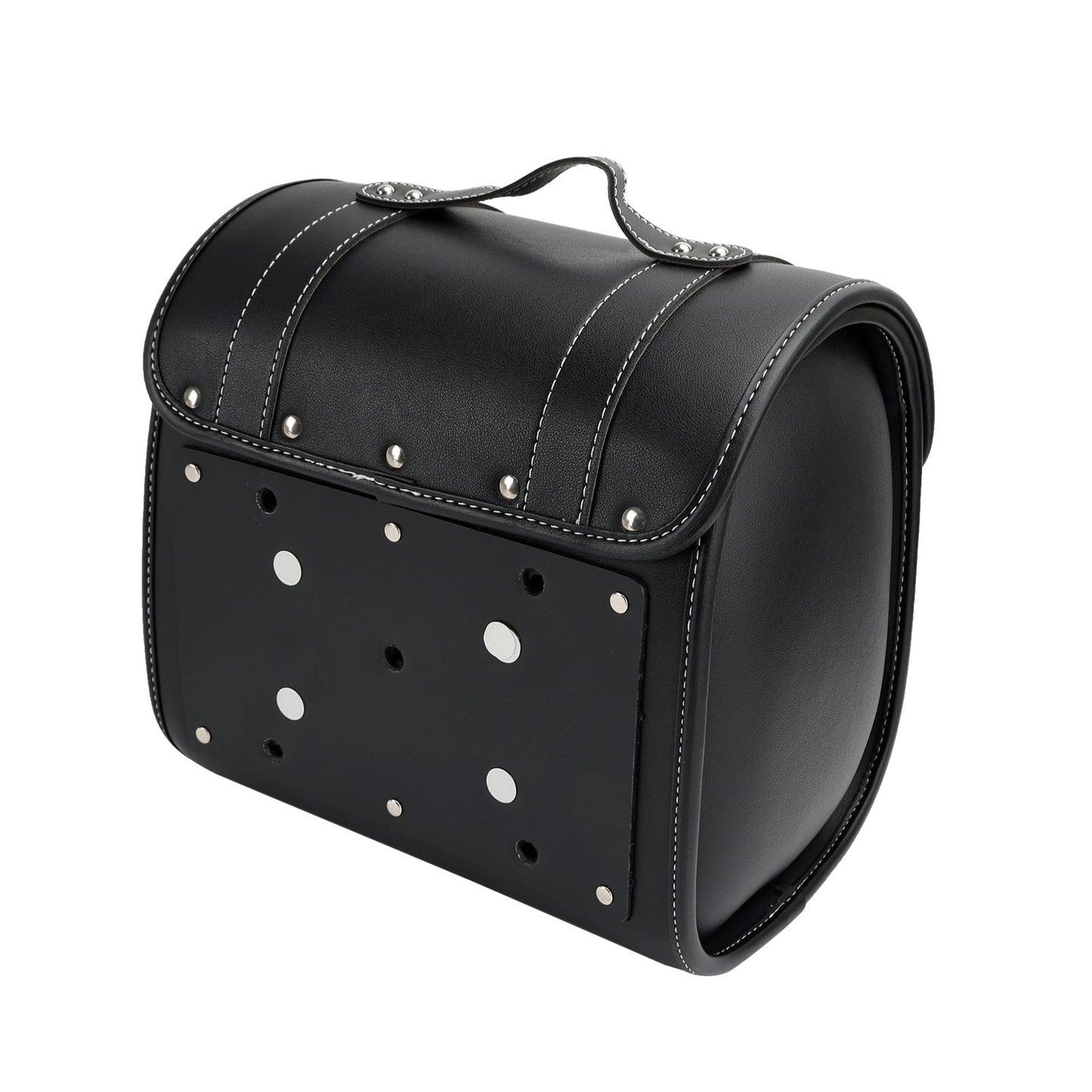 Kit borse laterali e staffe, sgancio rapido universale, nero, per moto