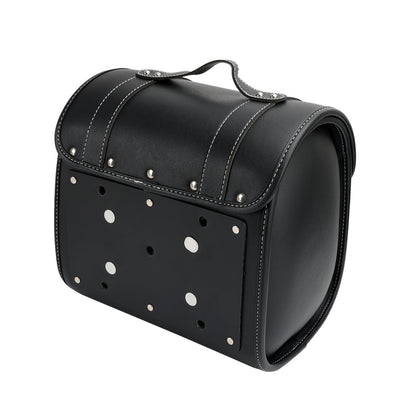 Kit borse laterali e staffe, sgancio rapido universale, nero, per moto
