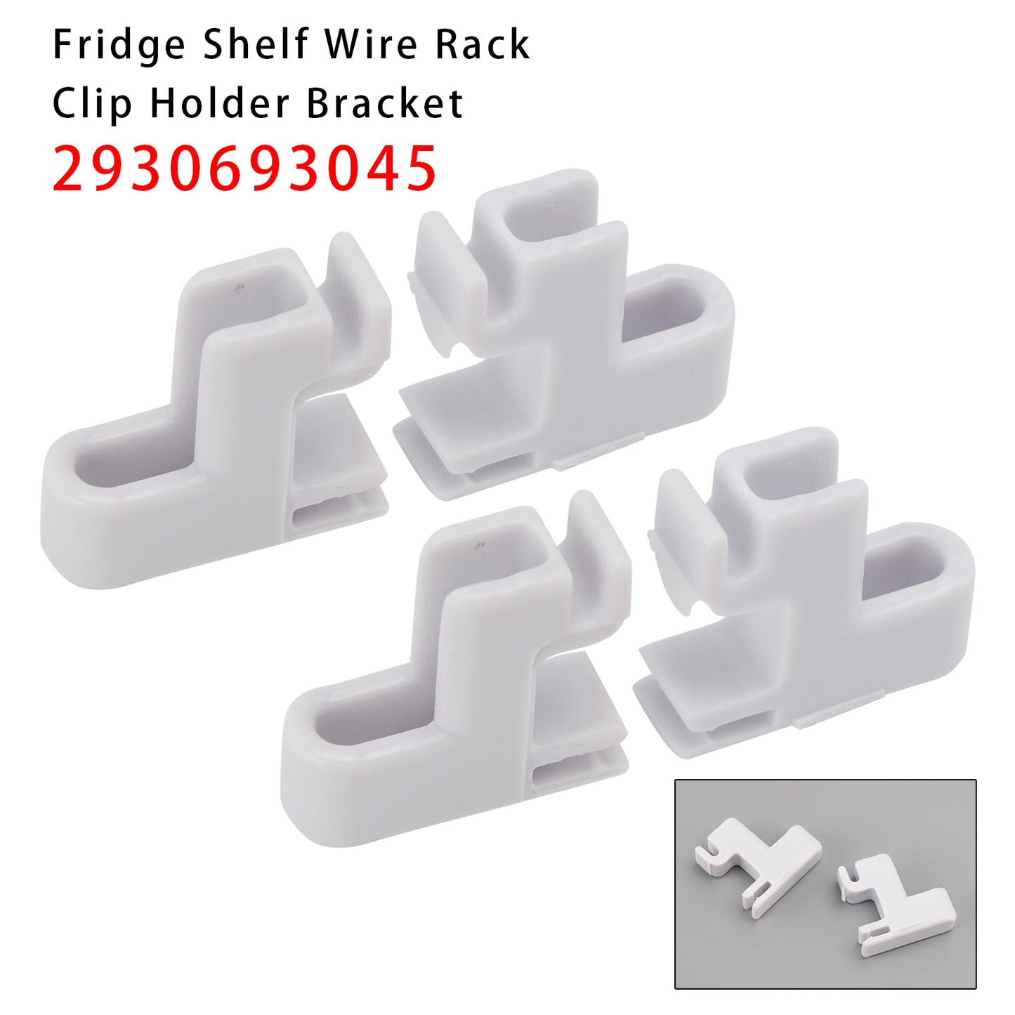 4 pezzi Clip di fissaggio per ripiani del frigorifero 2930693045 per camper Dometic