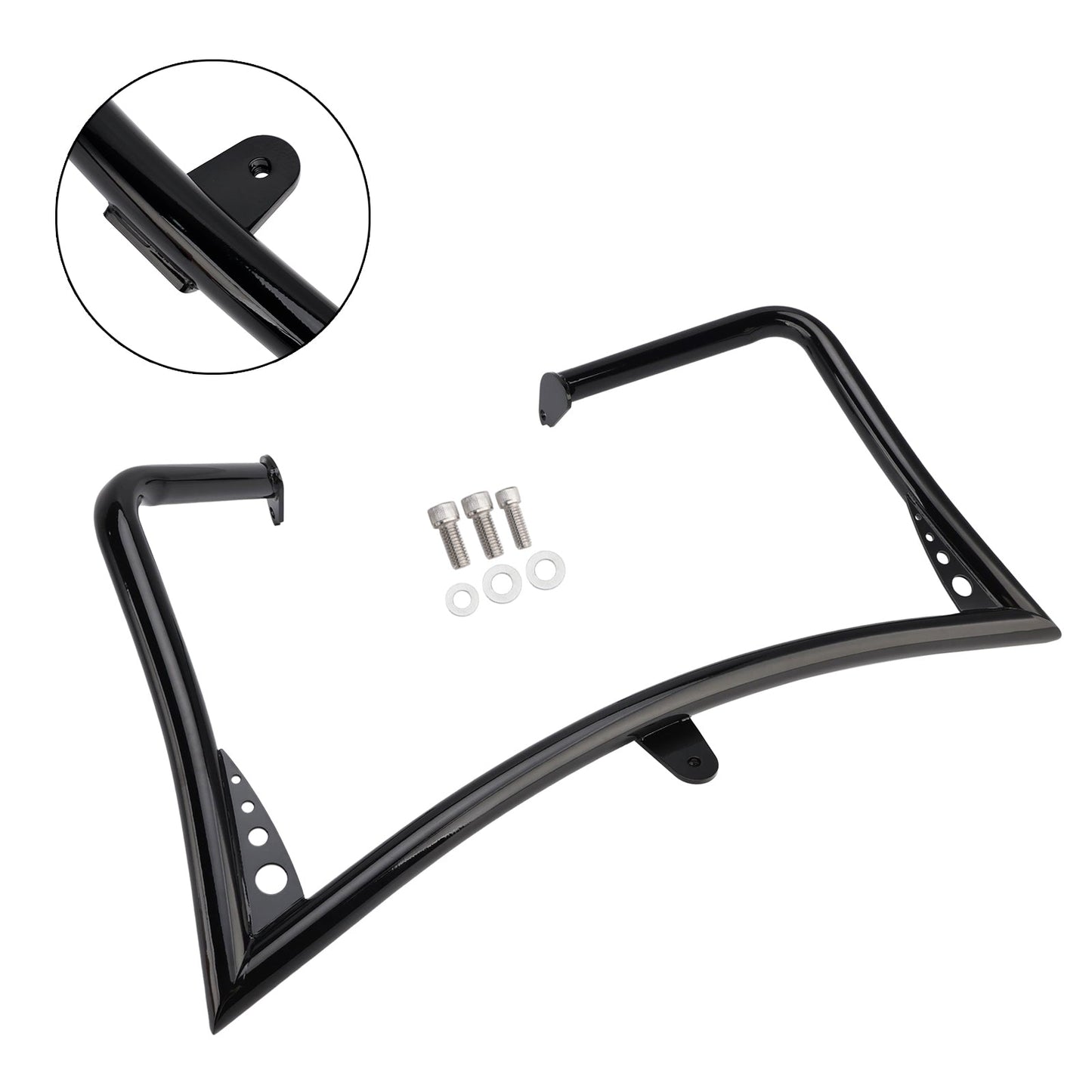 Protezione paraurti antiurto per telaio di protezione motore Road Glide FLTR 1998-2008, nera