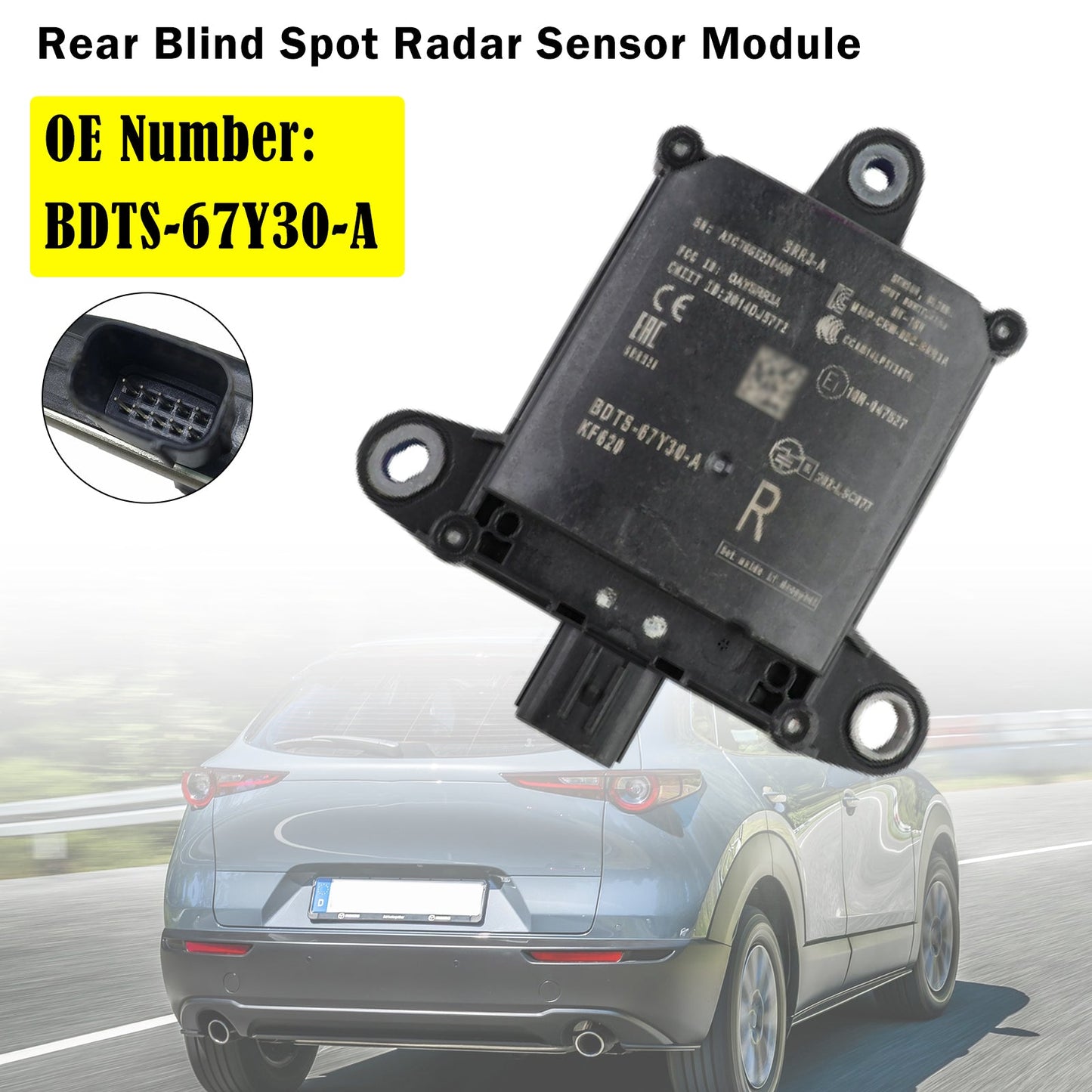 Modulo sensore radar per angolo cieco posteriore BDTS-67Y30-A per Mazda CX-30 2020-2023