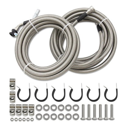 PontiacG5 2007-2008, 2.4L l4 GAS, Kit tubo carburante intrecciato in acciaio inossidabile Quick Fix QFF0015SS